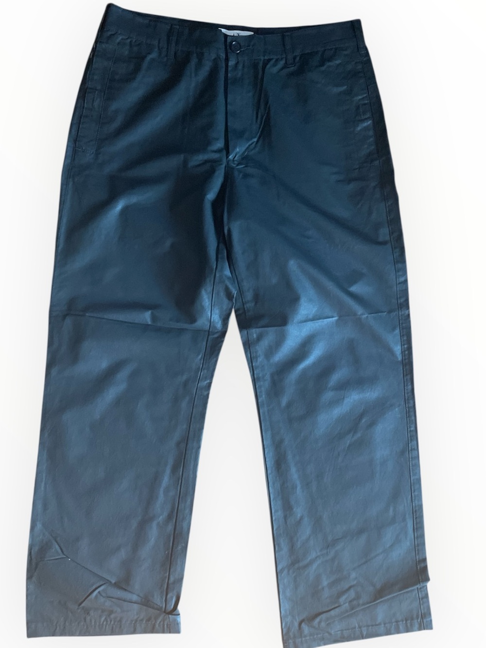 Vintage Armani Exchange Men's Dark Navy Chinos